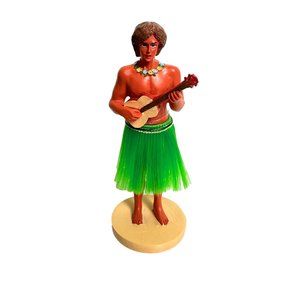 Hula Man Doll Dashboard Car Accessories Bobblehead 4.5"